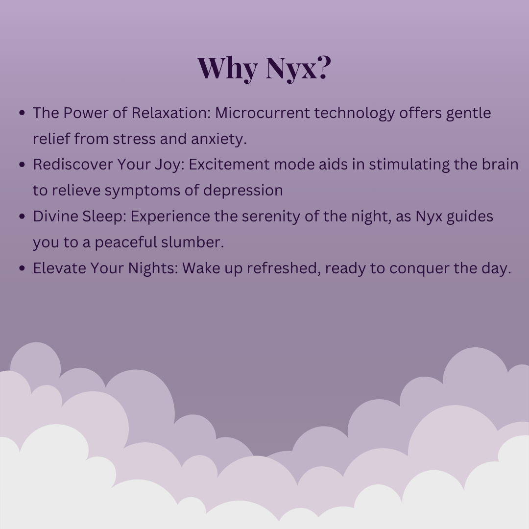 The Nyx - Microcurrent device for insomnia, anxiety, and depression